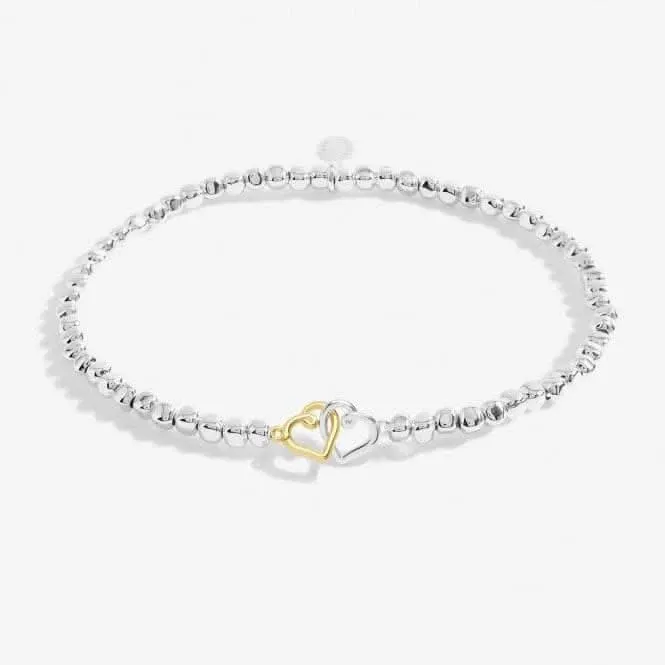 Forever Yours So Very Proud Of You Silver Gold Plated 17.5cm Bracelet 6879 Joma Jewellery
