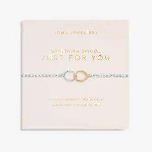 Forever Yours Something Special For You Silver And Gold 17.5cm Bracelet 6163 Joma Jewellery