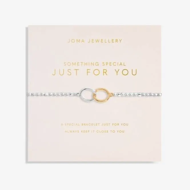 Forever Yours Something Special For You Silver And Gold 17.5cm Bracelet 6163 Joma Jewellery