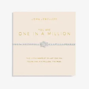 Forever Yours You Are One In A Million Silver 17.5cm Bracelet 6158 Joma Jewellery