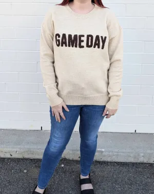 Game Day Sweater In Oatmeal