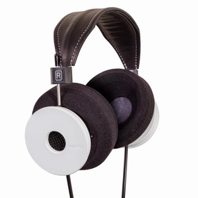 Grado White Headphone - Limited Edition Over Ear Headphones,Circumaural Cans,Full-size Headphones