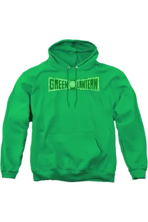 Green Lantern Flame Logo Adult Pull Over Hoodie / Hooded Sweatshirt