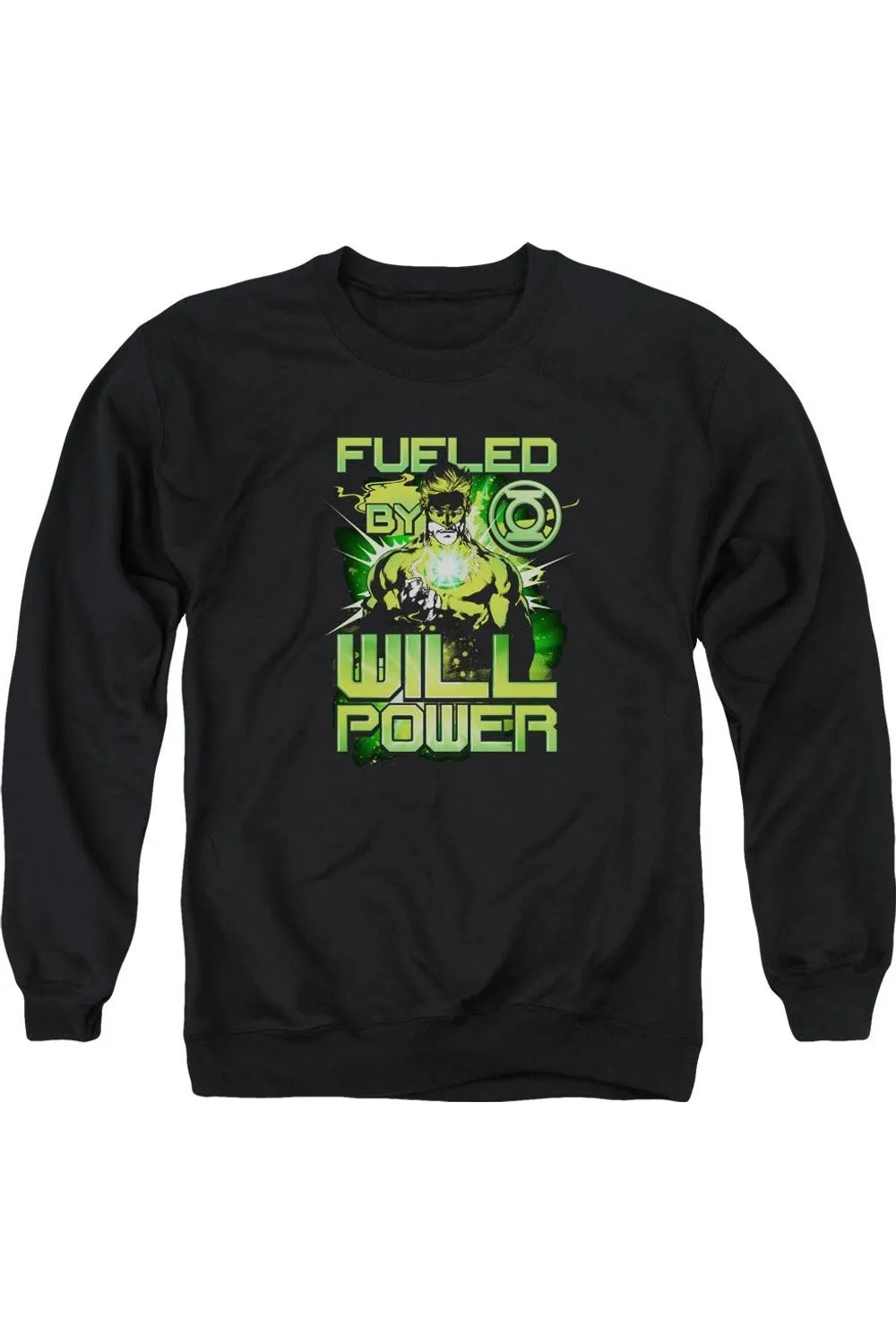 Green Lantern Fueled Adult Crewneck Sweatshirt
