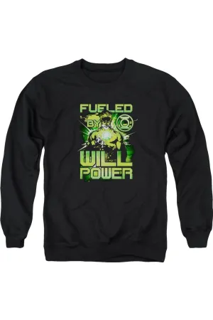 Green Lantern Fueled Adult Crewneck Sweatshirt