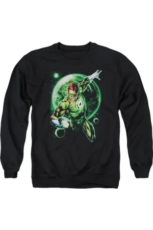 Green Lantern Galaxy Glow Adult Crewneck Sweatshirt