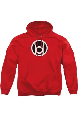 Green Lantern Red Lantern Logo Adult Pull Over Hoodie / Hooded Sweatshirt