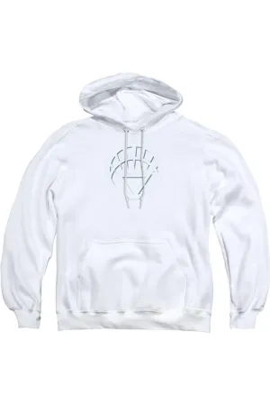 Green Lantern White Lantern Logo Adult Pull Over Hoodie / Hooded Sweatshirt