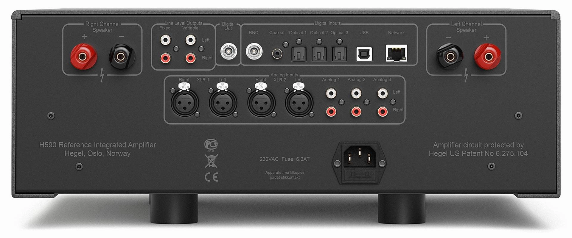 Hegel H590 Integrated Amplifier With Streaming Capability