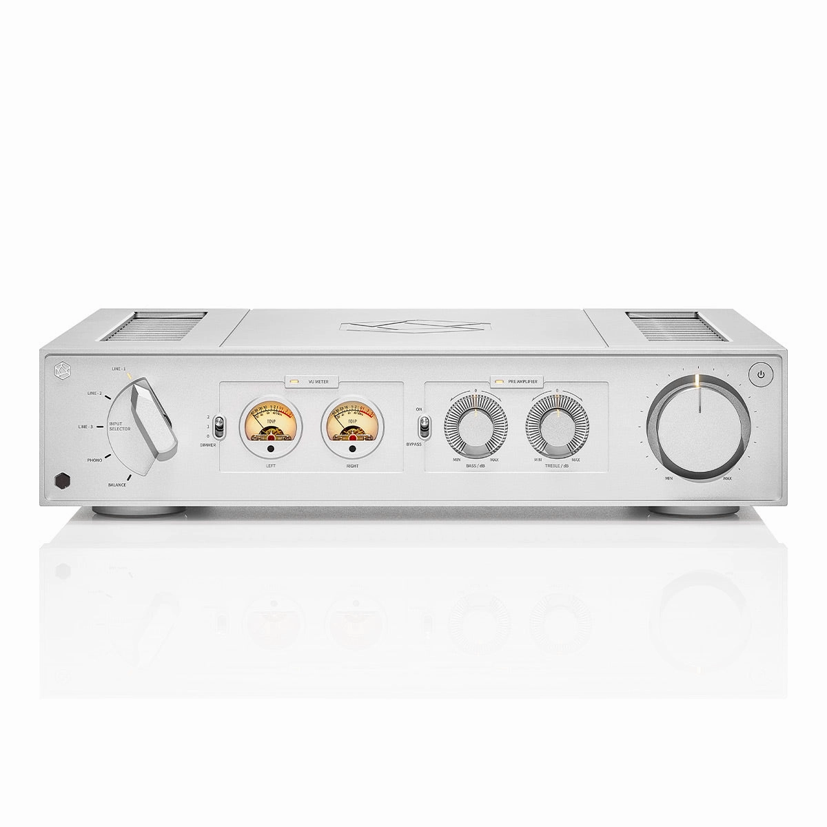HiFi Rose RA280 Integrated Amplifier (Silver) hi-fi volume knob,hi-fi remote control system,hi-fi smart amplifier