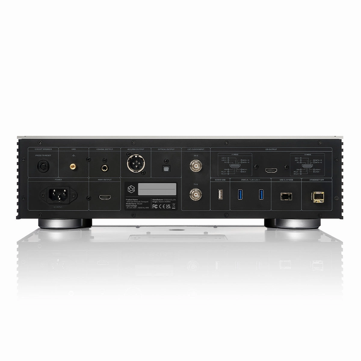 HiFi Rose RS130 Network Transport (Black)