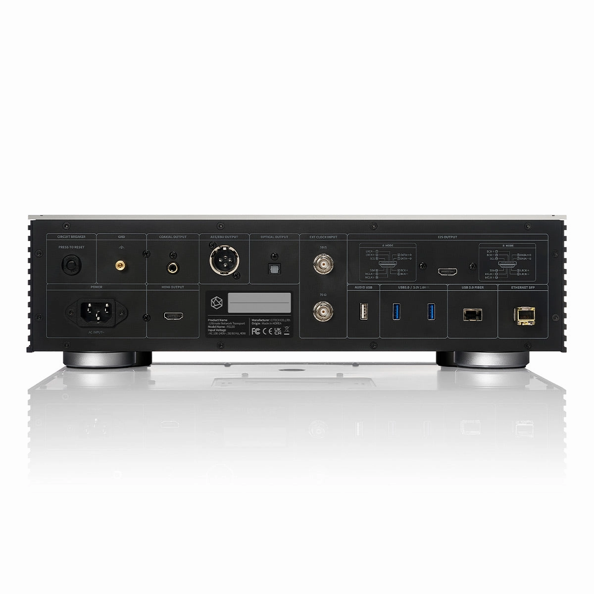 HiFi Rose RS130 Network Transport (Silver)
