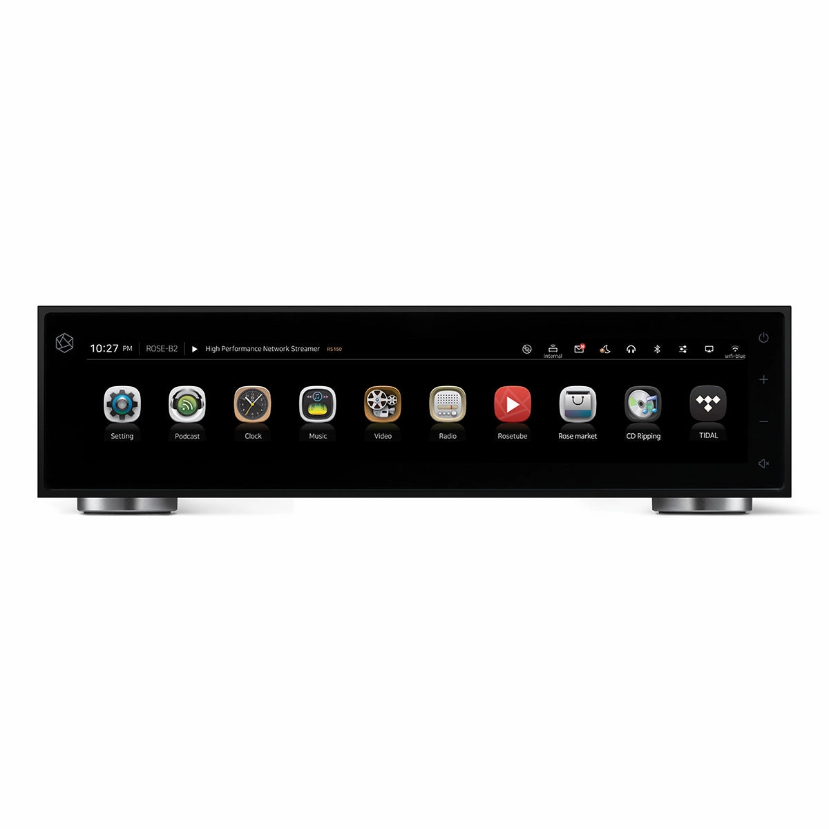 HiFi Rose RS150B High-Performance Network Streamer with Built-In ESS Sabre DAC (Black)