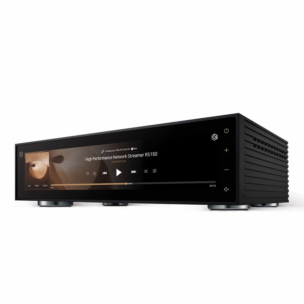 HiFi Rose RS150B High-Performance Network Streamer with Built-In ESS Sabre DAC (Black)