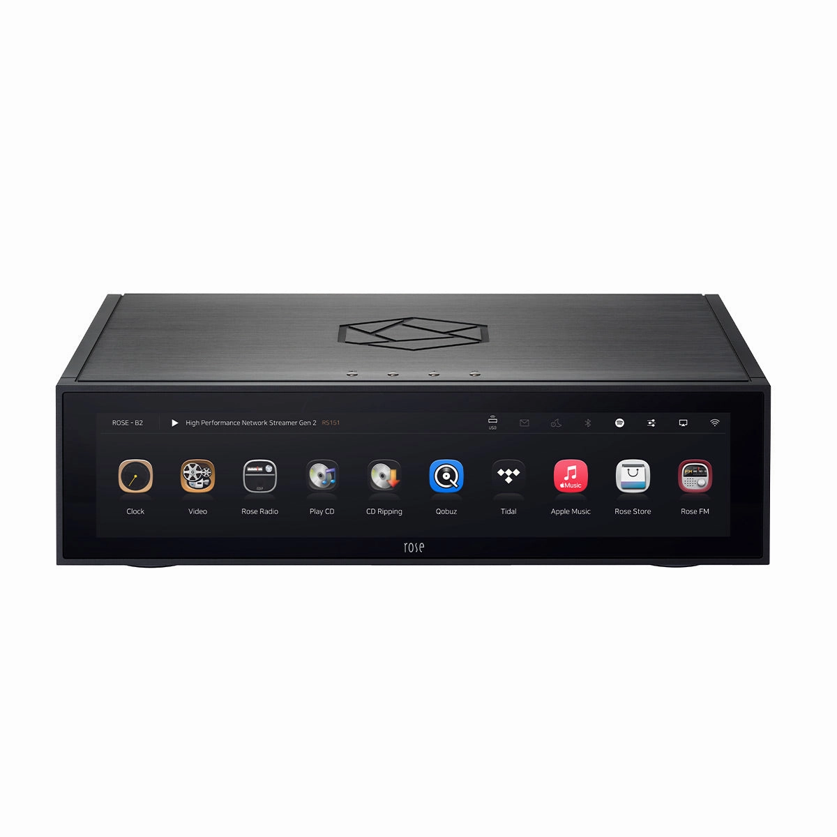 HiFi Rose RS151 Network Streamer (Black) Music streaming,Audio Streaming,Online Music Services