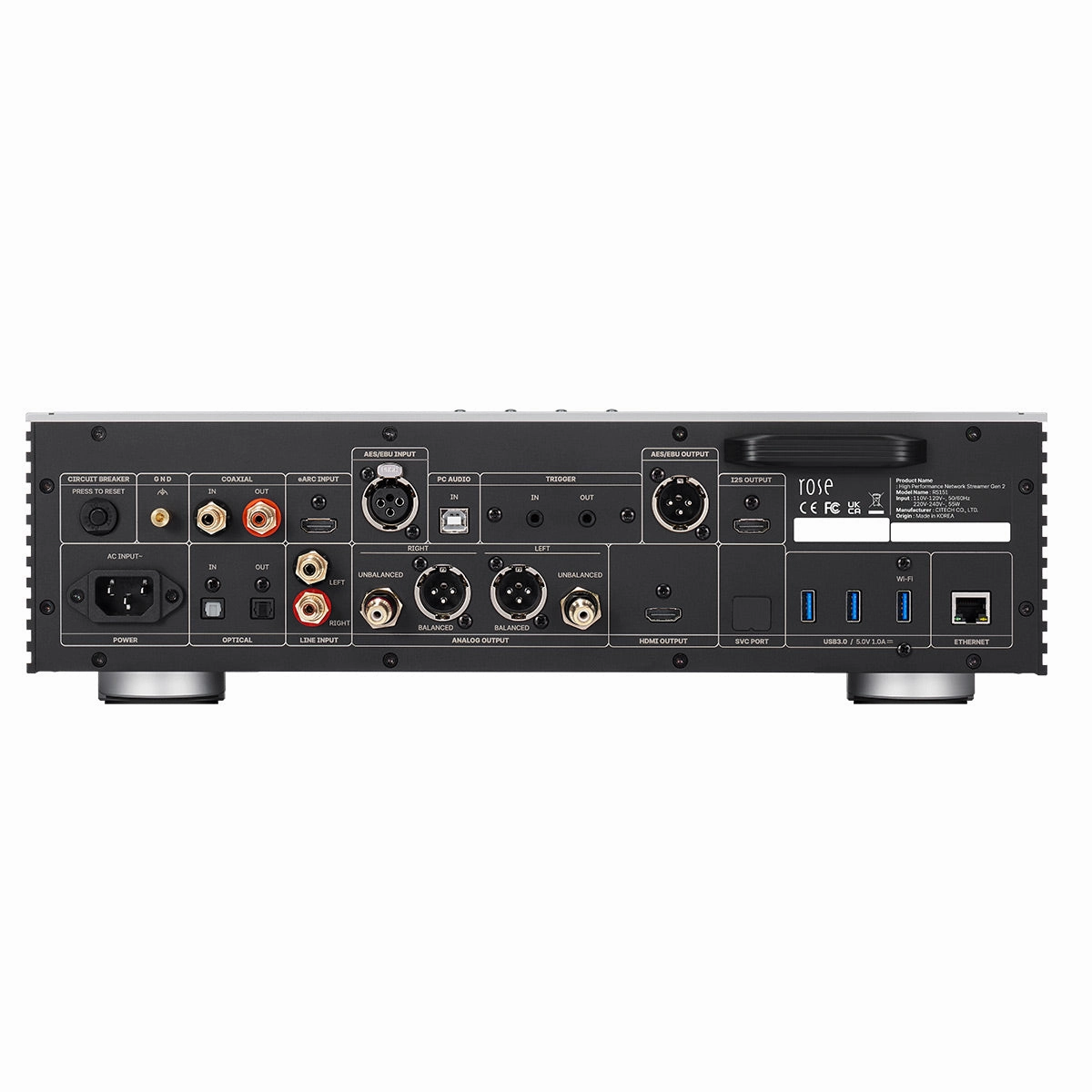 HiFi Rose RS151 Network Streamer (Silver)