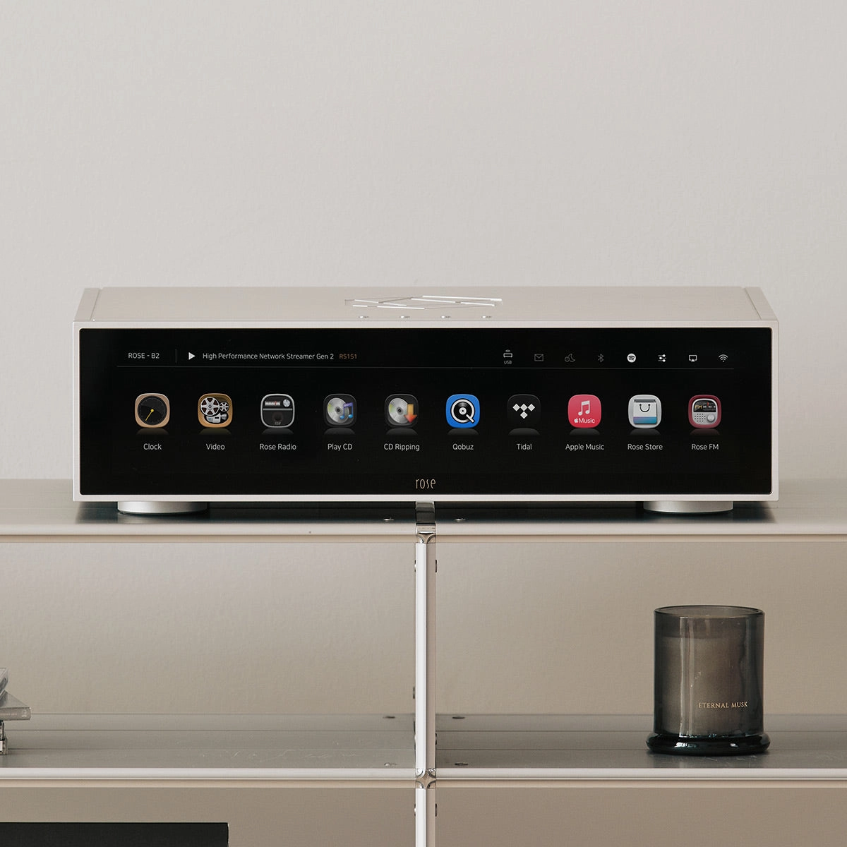 HiFi Rose RS151 Network Streamer (Silver)