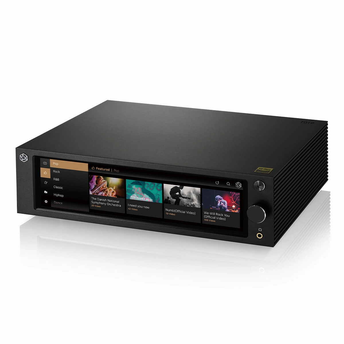 HiFi Rose RS250A Wireless Network Streamer with Built-In ESS DAC (Black) with RSA780 Reference CD Drive and Ripper