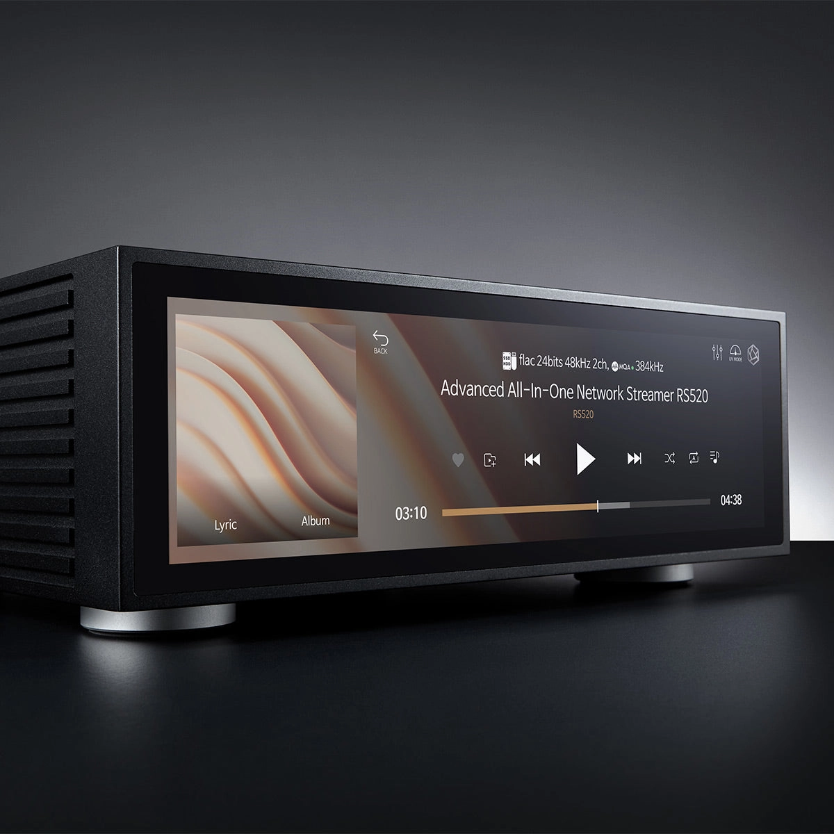 HiFi Rose RS520 Wireless Network Streamer & Integrated Amplifier with Built-In ESS Sabre DAC (Black) with RSA780 Reference CD Drive and Ripper