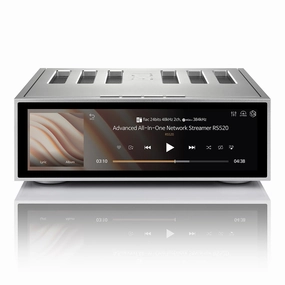 HiFi Rose RS520 Wireless Network Streamer & Integrated Amplifier with Built-In ESS Sabre DAC (Silver) hi-fi volume knob,hi-fi remote control system,hi-fi smart amplifier