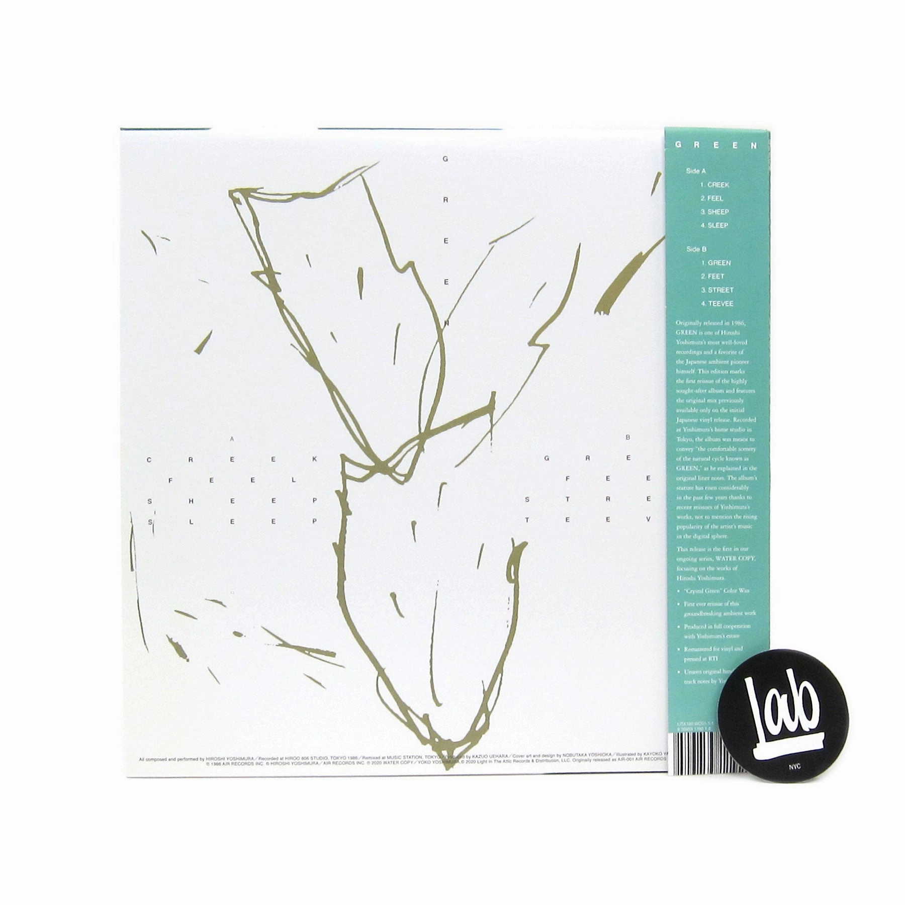 Hiroshi Yoshimura: Green (Green Colored Vinyl) Vinyl LP - PRE-ORDER