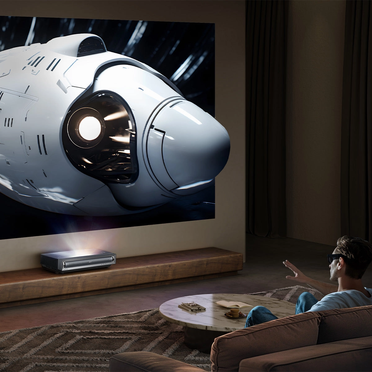 Hisense PX3 Triple Laser 4K Ultra Short Throw Laser Projector