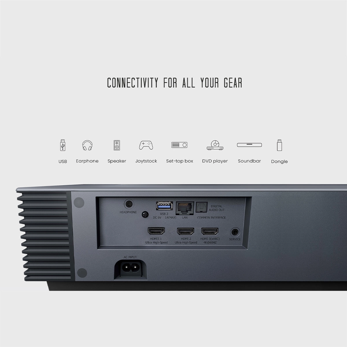 Hisense PX3 Triple Laser 4K Ultra Short Throw Laser Projector