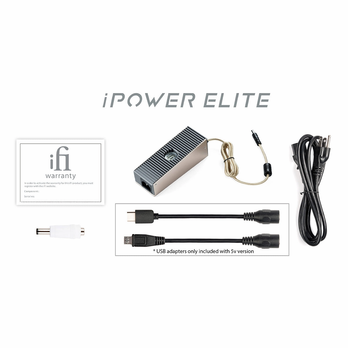 iFi Audio iPower Elite Active Noise Canceling 12V DC Power Supply