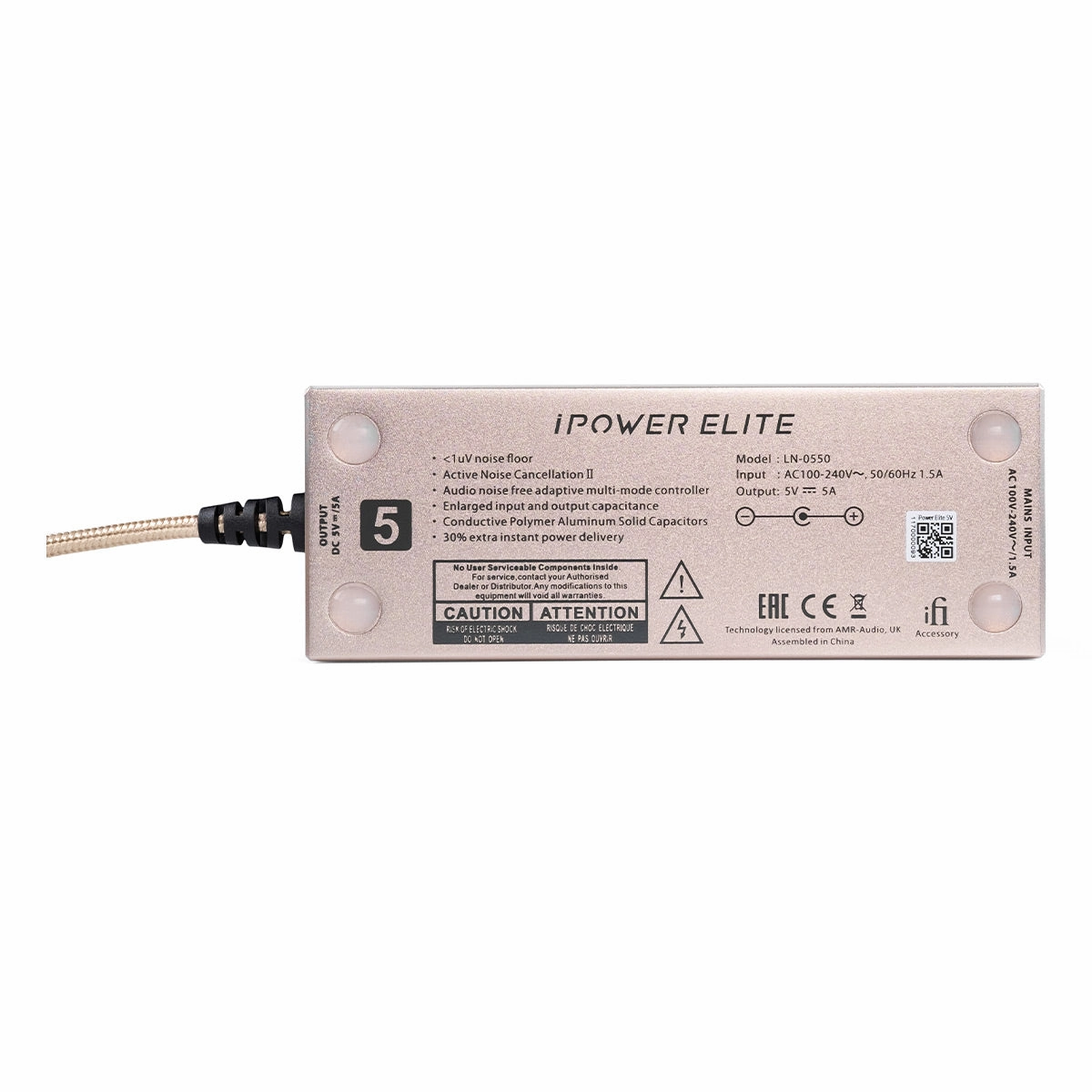 iFi Audio iPower Elite Active Noise Canceling 12V DC Power Supply