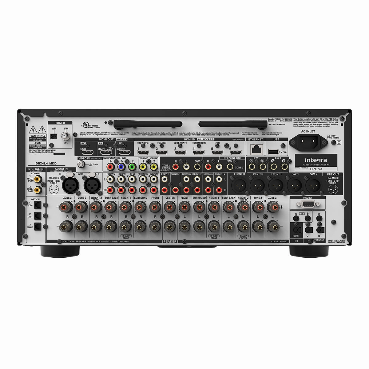 Integra DRX-8.4 11.4 Channel Network Home Theater A/V Receiver with Dolby Atmos