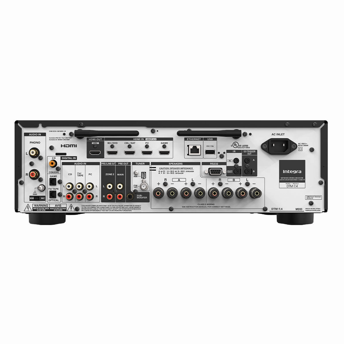 Integra DTM-7.4 Hi-Fi Network Stereo Receiver