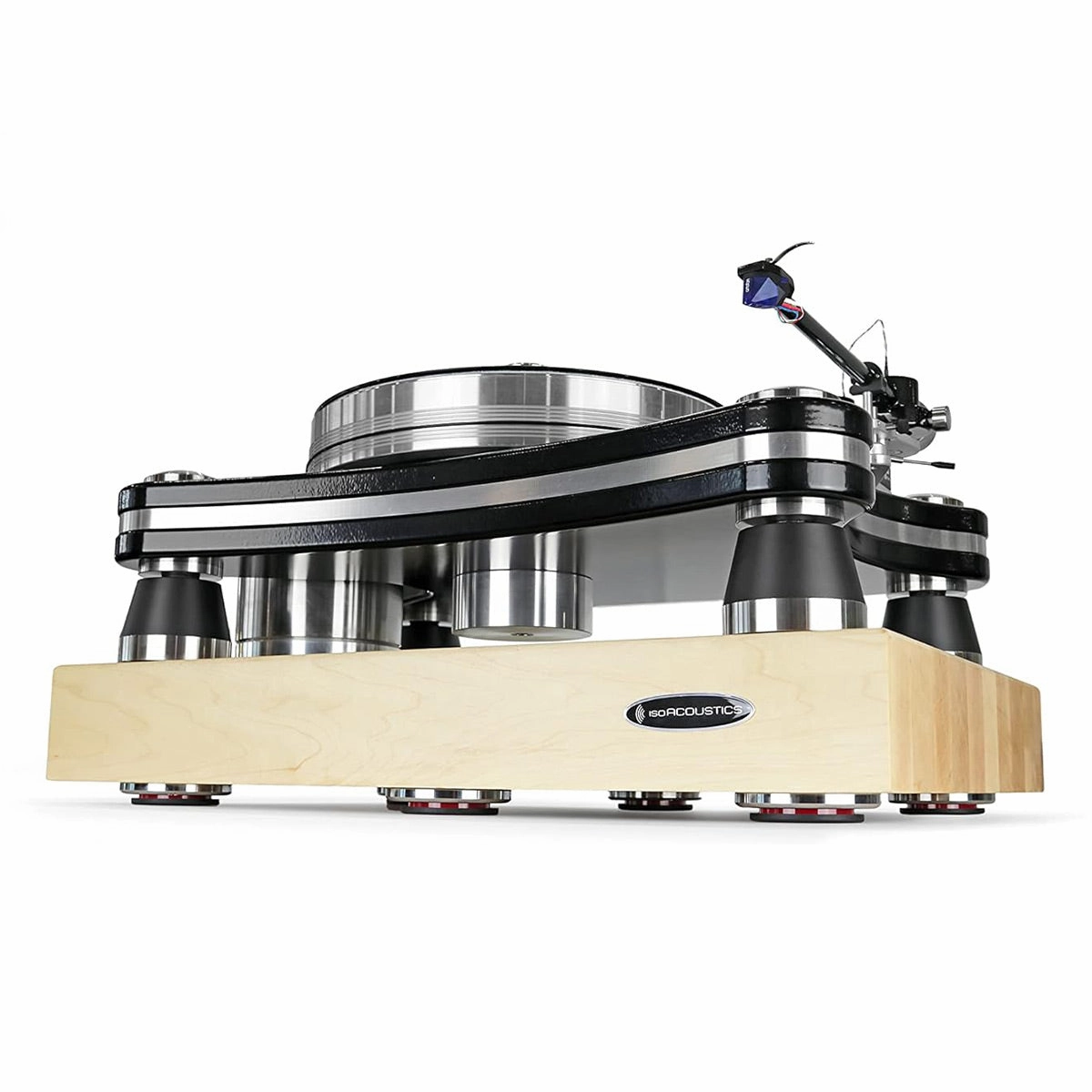 IsoAcoustics Delos 1815M2 18" x 15" x 3" Turntable Isolation Platform (Maple)