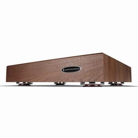 IsoAcoustics Delos 1815W2 18" x 15" x 3" Turntable Isolation Platform (Walnut) Speaker stands,Audio Stands,Speaker Mounts