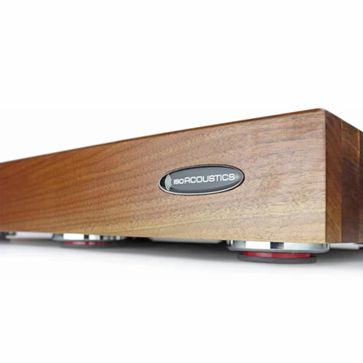IsoAcoustics Delos 1815W2 18" x 15" x 3" Turntable Isolation Platform (Walnut)
