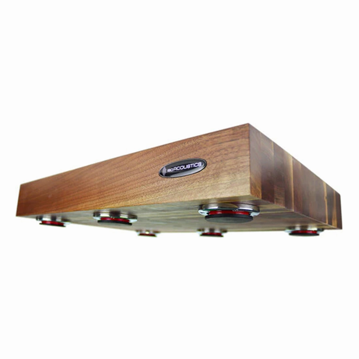 IsoAcoustics Delos 1815W2 18" x 15" x 3" Turntable Isolation Platform (Walnut)
