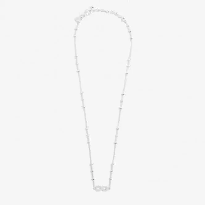 It Was Always You Silver Plated 46cm   5cm Necklace 6739 Joma Jewellery
