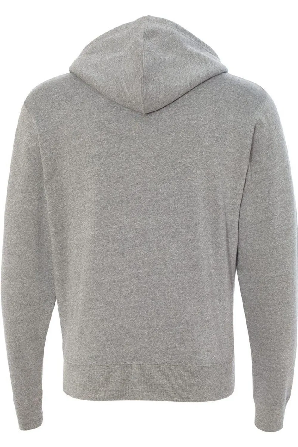 J. America Triblend Full-Zip Hooded Sweatshirt
