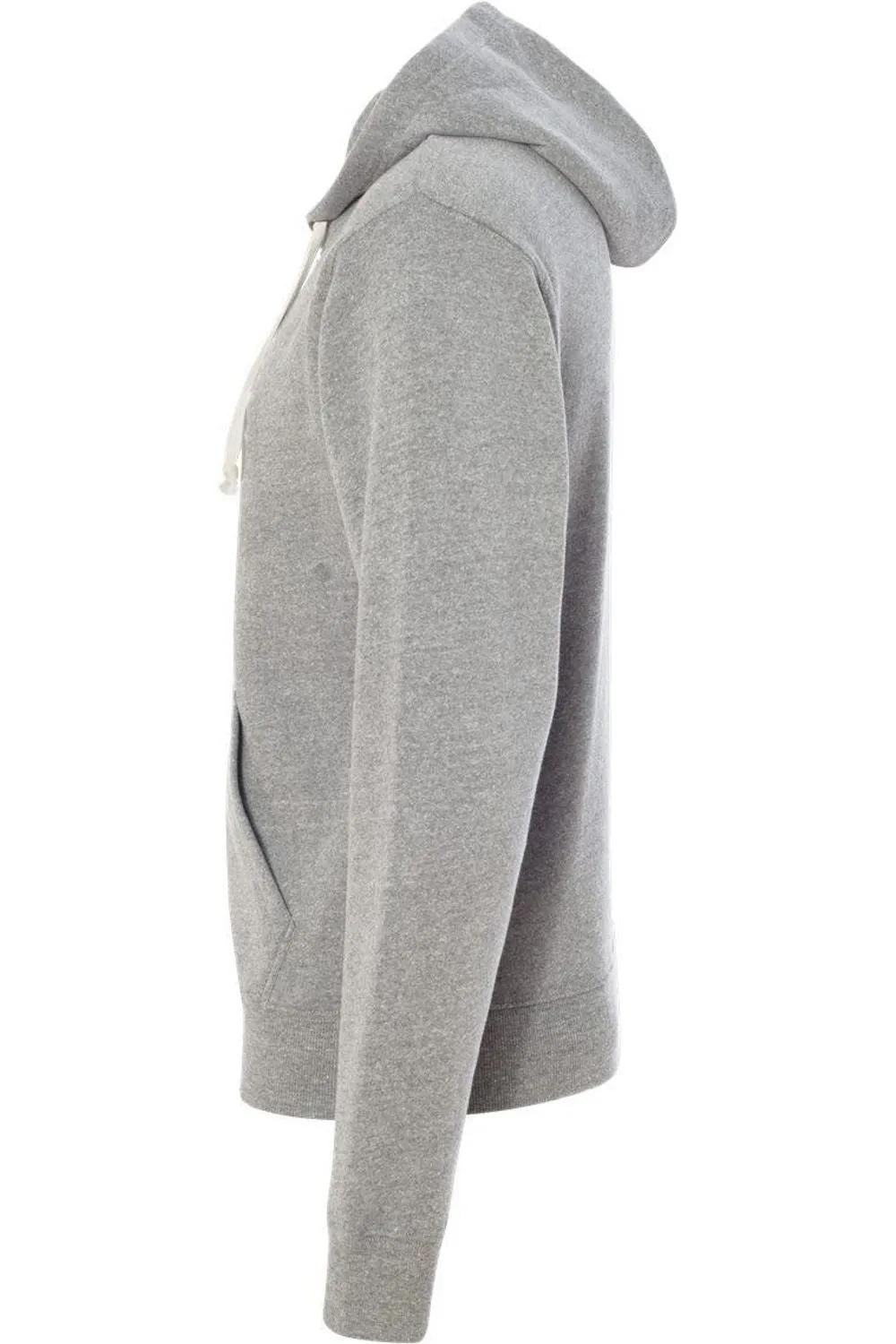 J. America Triblend Full-Zip Hooded Sweatshirt