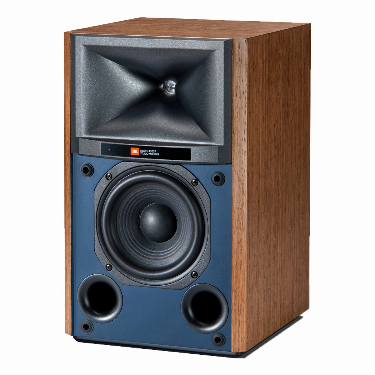 JBL 4305P Powered Bookshelf Loudspeaker System (Walnut)
