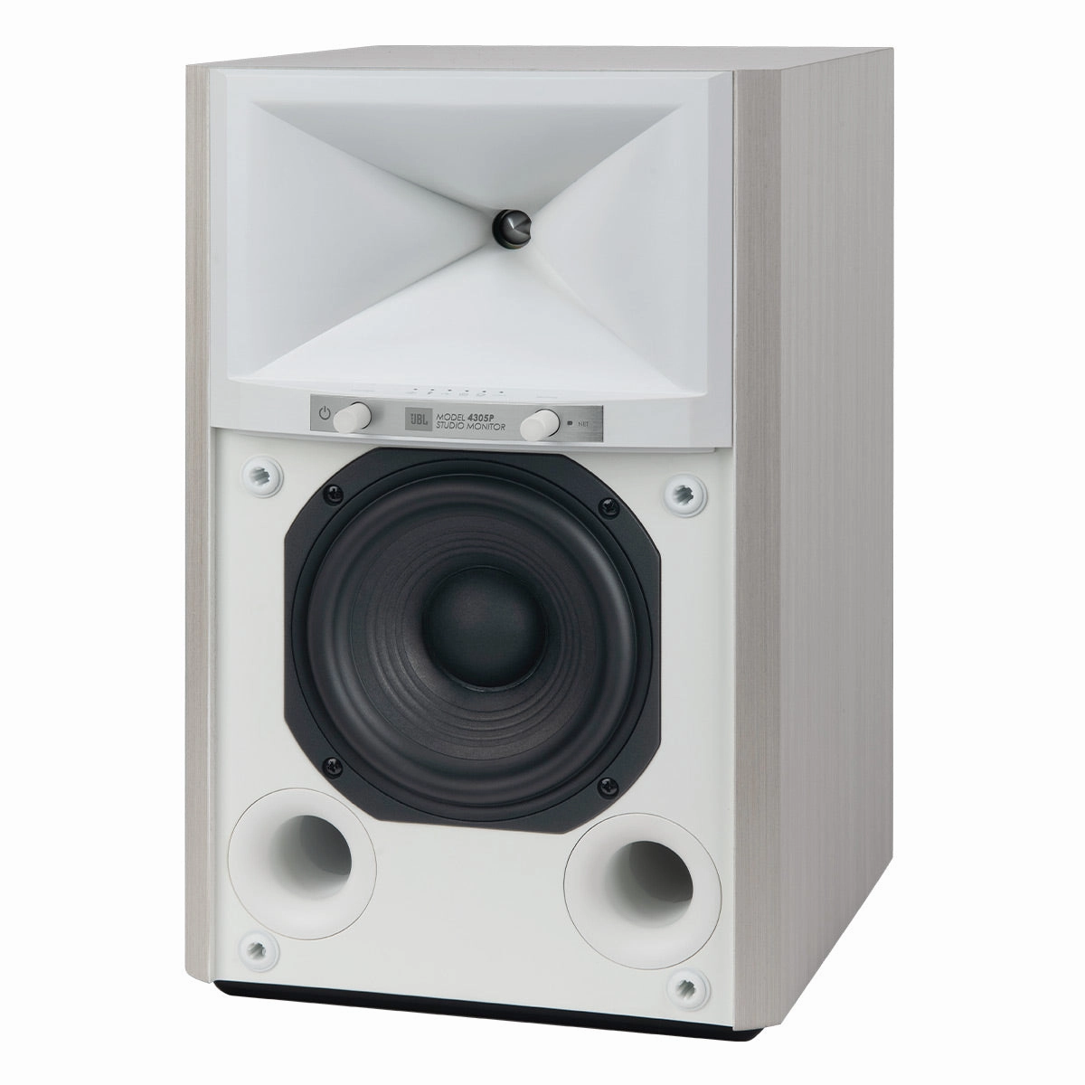 JBL 4305P Powered Bookshelf Loudspeaker System (White)