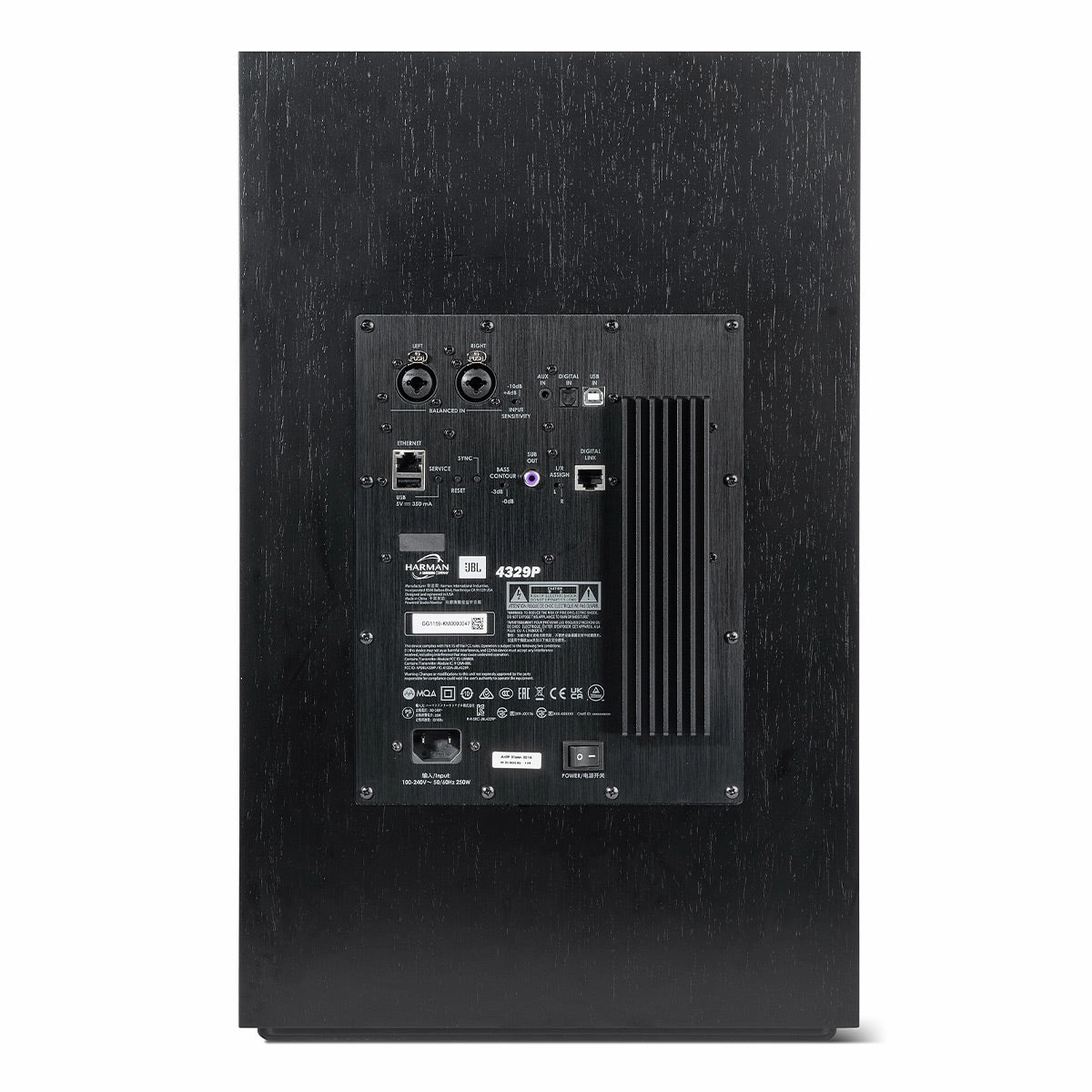 JBL 4329P Studio Monitor Powered Loudspeaker System (Black)