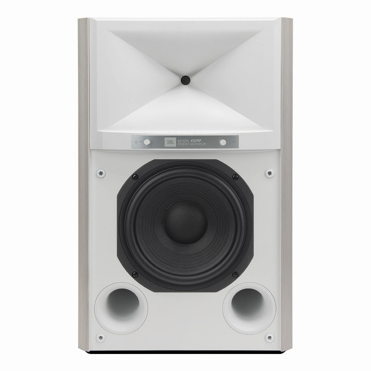 JBL 4329P Studio Monitor Powered Loudspeaker System (White)