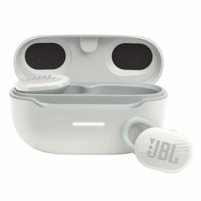 JBL Endurance Race True Wireless Waterproof Active Sport Earbuds (White) Noise cancelling,ANC Headphones,Silence Technology