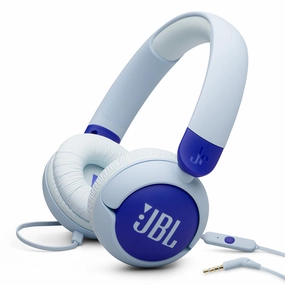JBL jr320 Kid Safe On-Ear Wired Headphones (Blue) JBL,Professional Audio,Studio Monitors