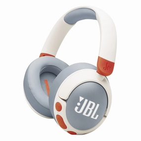 JBL Junior 470 Kid Safe On Ear Wireless Noise Cancelling Kids Headphones (White) Noise cancelling,ANC Headphones,Silence Technology