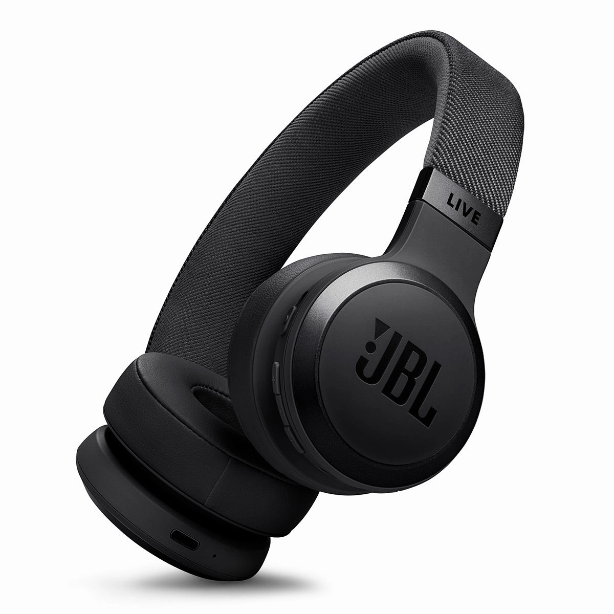 JBL Live 670NC Wireless On-Ear Adaptive Noise Cancelling Headphones (Black) On ear,On-ear Headphones,Ear-pad Audio