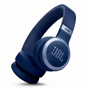 JBL Live 670NC Wireless On-Ear Adaptive Noise Cancelling Headphones (Blue) On ear,On-ear Headphones,Ear-pad Audio