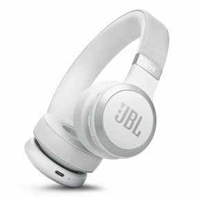 JBL Live 670NC Wireless On-Ear Adaptive Noise Cancelling Headphones (White) Noise cancelling,ANC Headphones,Silence Technology