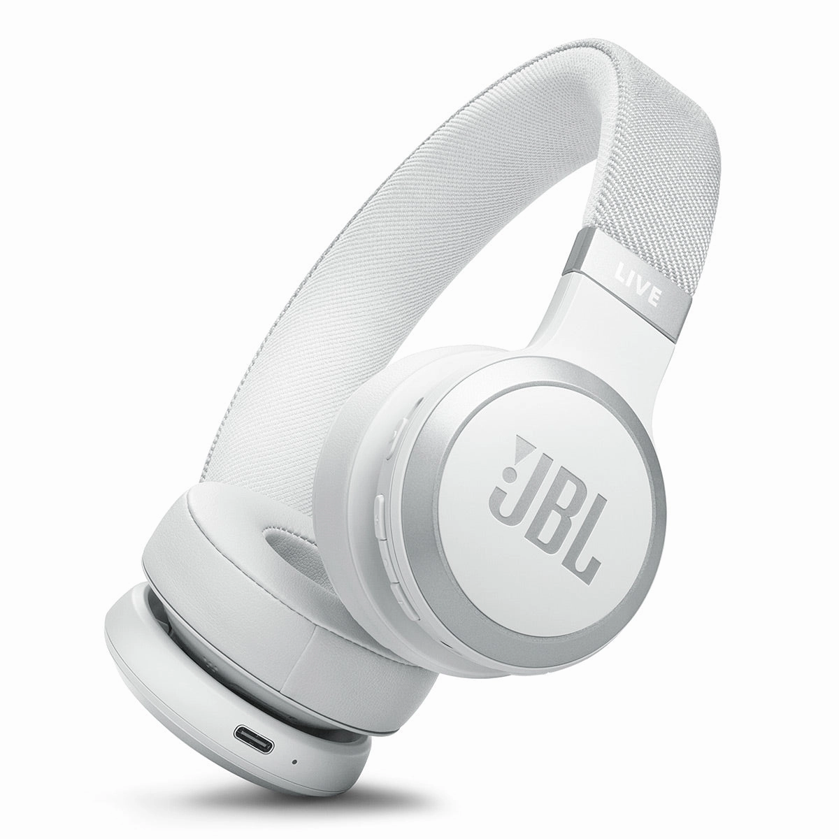 JBL Live 670NC Wireless On-Ear Adaptive Noise Cancelling Headphones (White) JBL,Professional Audio,Studio Monitors