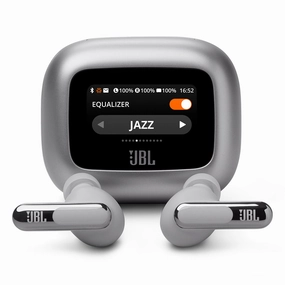 JBL Live Beam 3 Noise-Cancelling Earbuds with Smart Case (Silver) JBL,Professional Audio,Studio Monitors